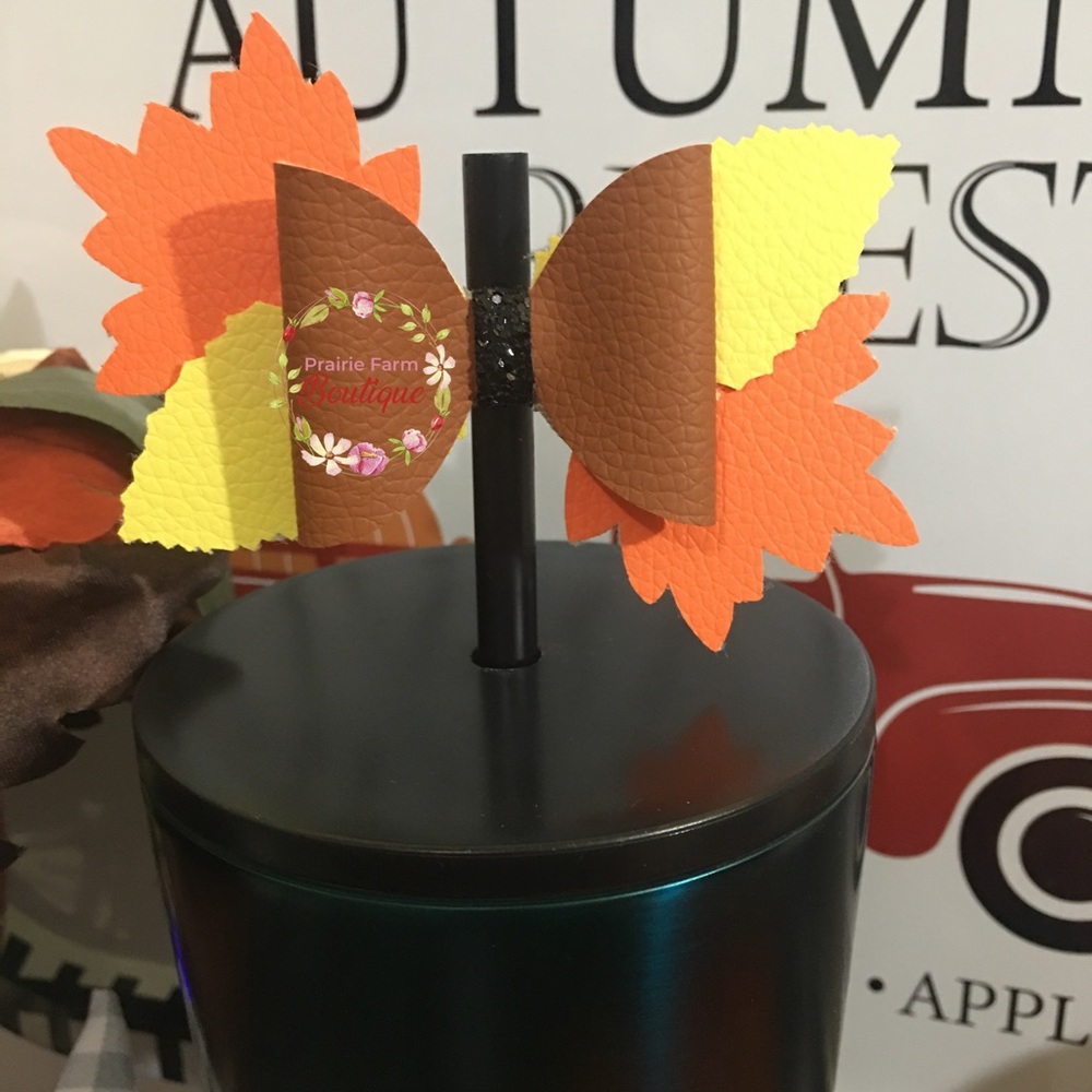Fall Straw Topper - Picture 3 of 5